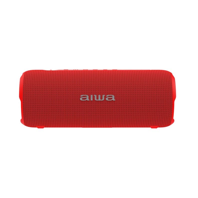 Parlante Portatil Bluetooth 15w Aiwa Impermeable Tws Rojo