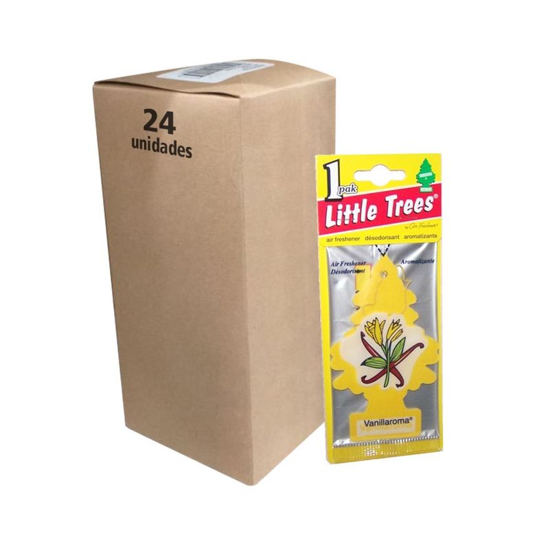 Pack 24 Pinos Aromáticos Little Trees Aroma Vainilla-0