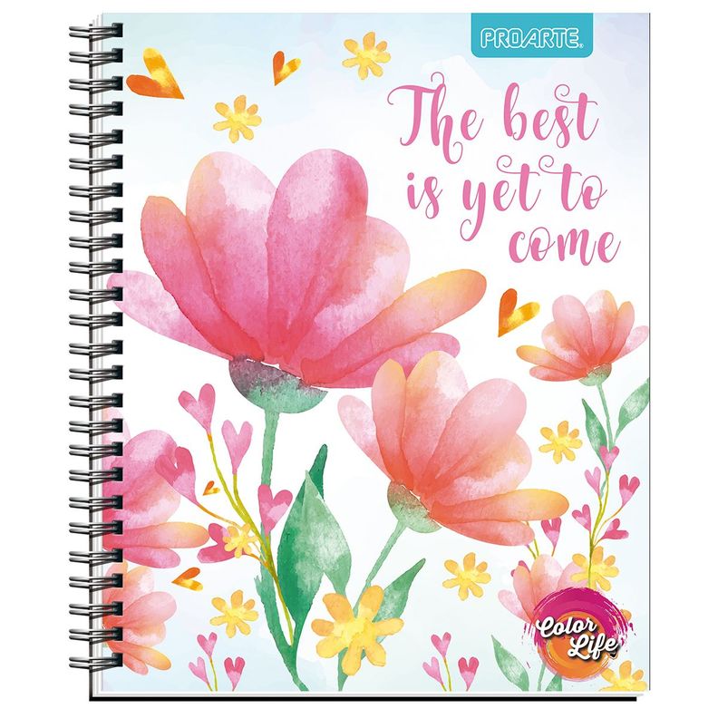 Pack 10 Cuadernos Proarte Universal Color Life 100 Hojas 7mm-0