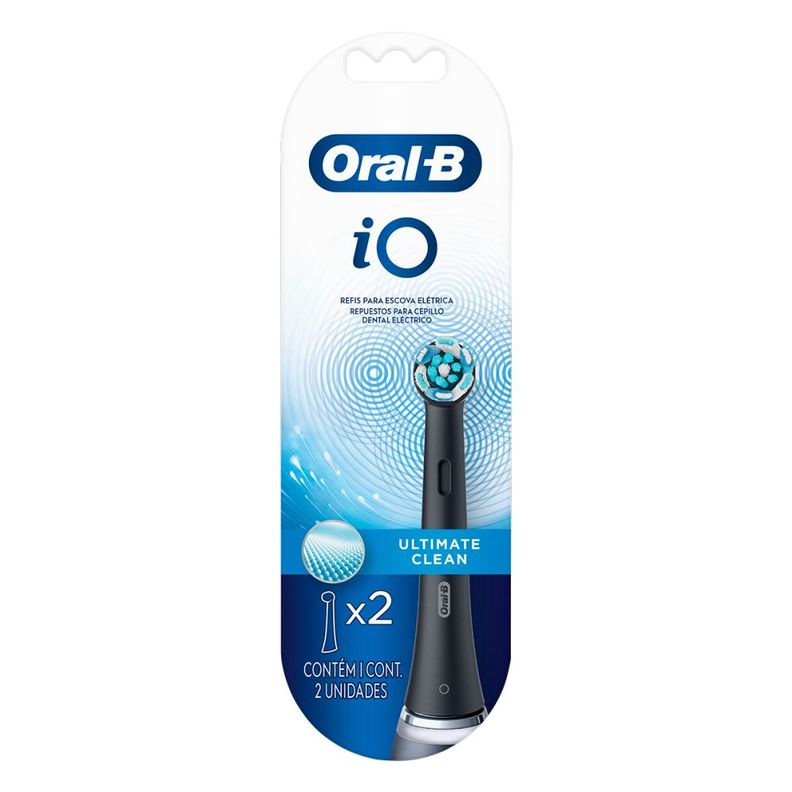 Cabezales de Repuesto Cepillo Electrico Oral-B iO x2 Negro