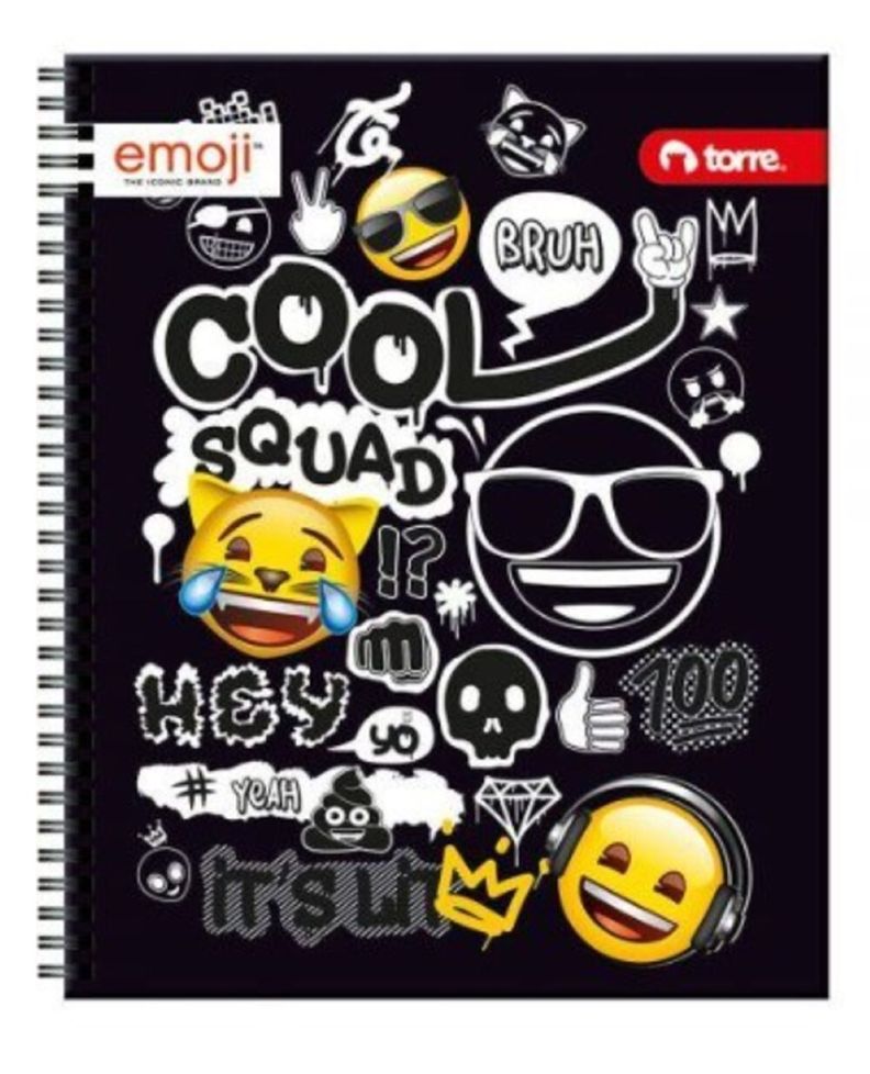 Pack cuadernos universitarios Torre Clásico Emoji 100H x10ud-1