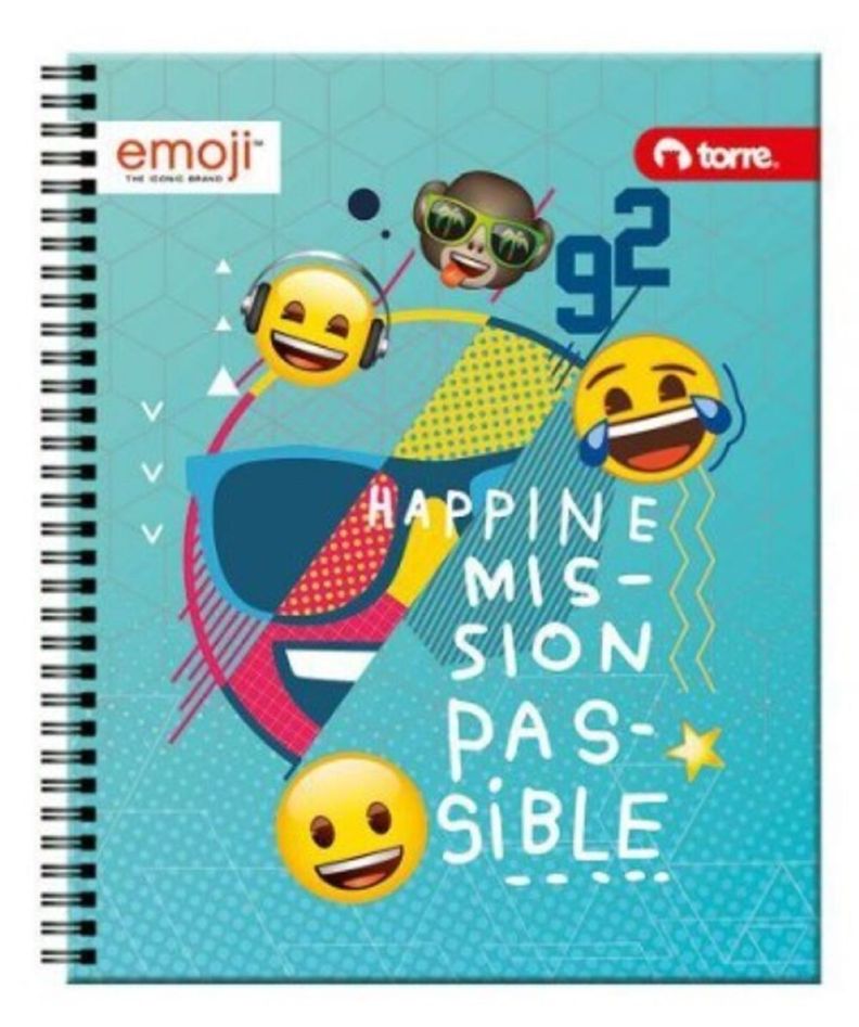 Pack cuadernos universitarios Torre Clásico Emoji 100H x10ud-4