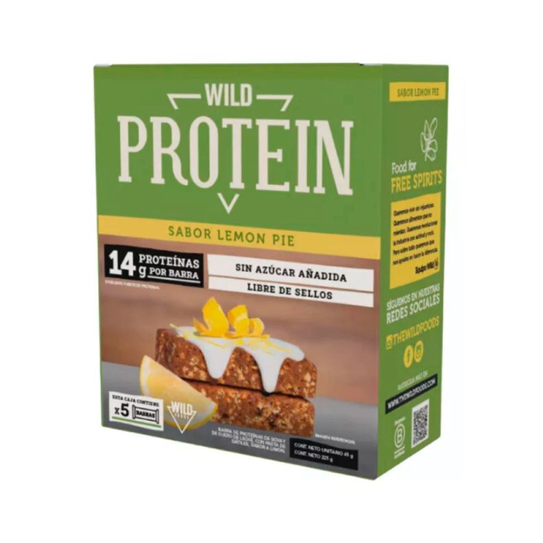 Wild Protein Lemon Pie 5 Unidades
