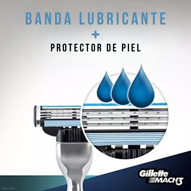 Pack 10 Repuestos Gillette Mach3-5