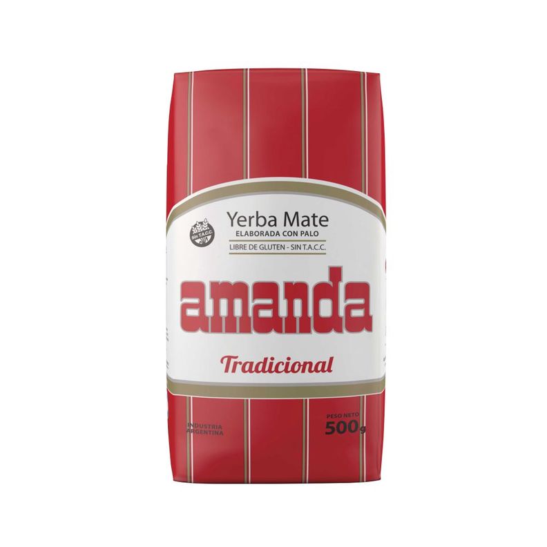 Pack 10 Yerba Mate Amanda Tradicional 500gr-1
