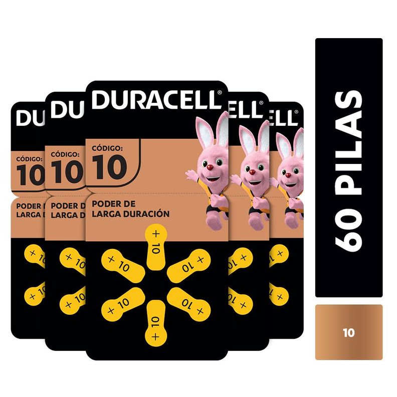 Pack 60 Pilas Duracell Audífono Tamaño 10/Superstore-1