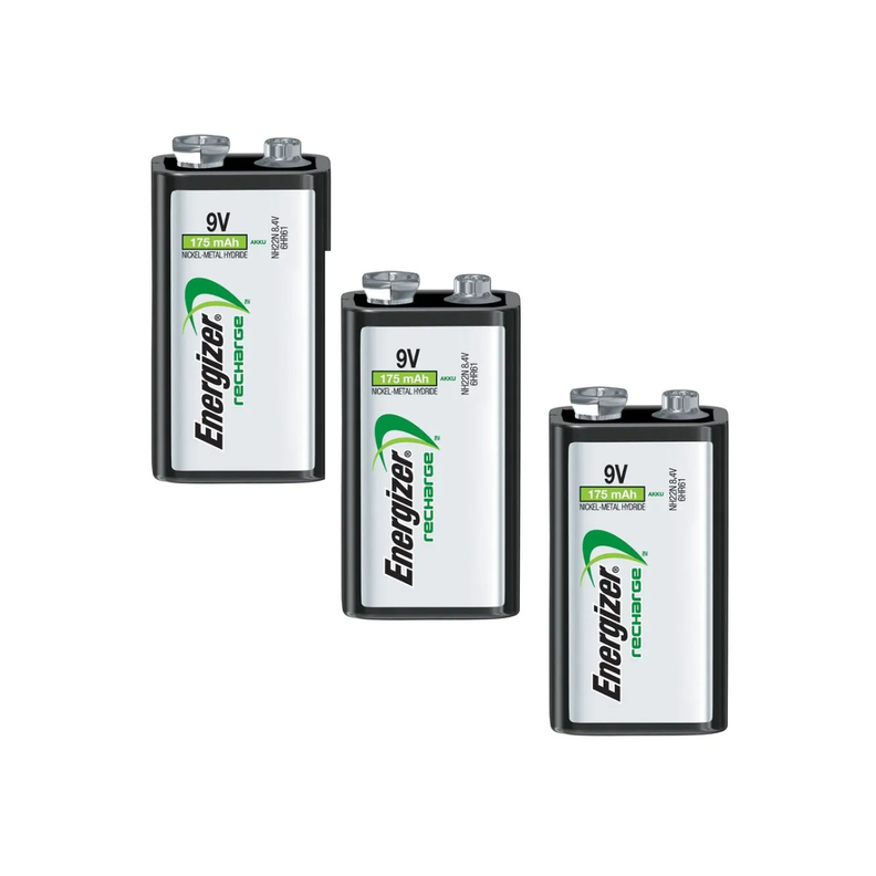 Batería Recargable Energizer 9v 175mah 3 Unid / Superstore-1
