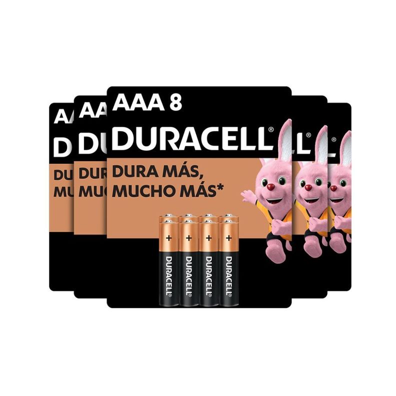 Pack 40 Pilas alcalinas Duracell blíster AAA-0