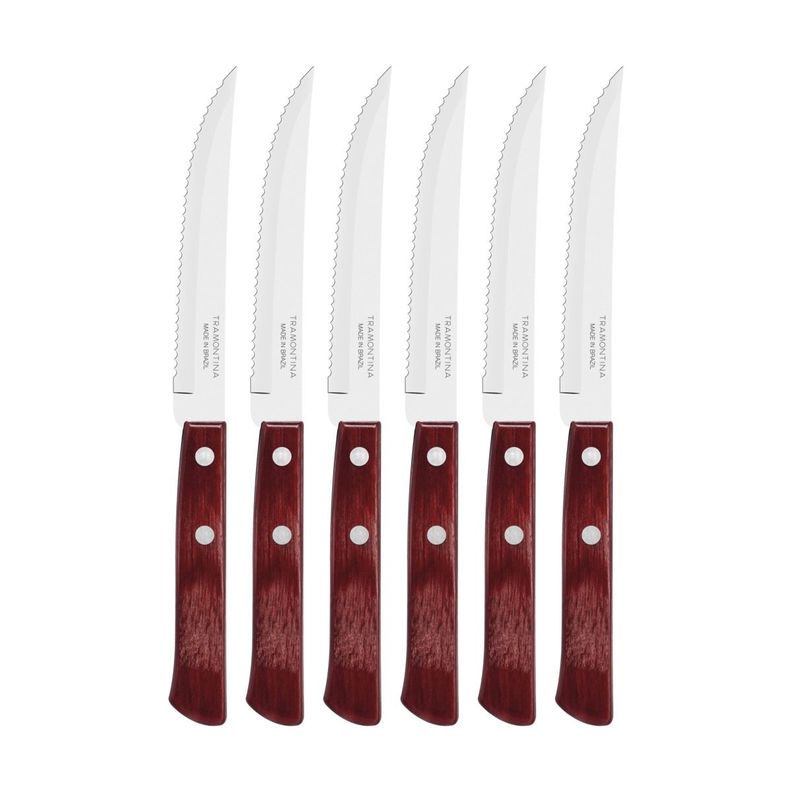 Pack Tenedor Tramontina Mango Maderax12ud+Cuchillo 5Pulgadas-4