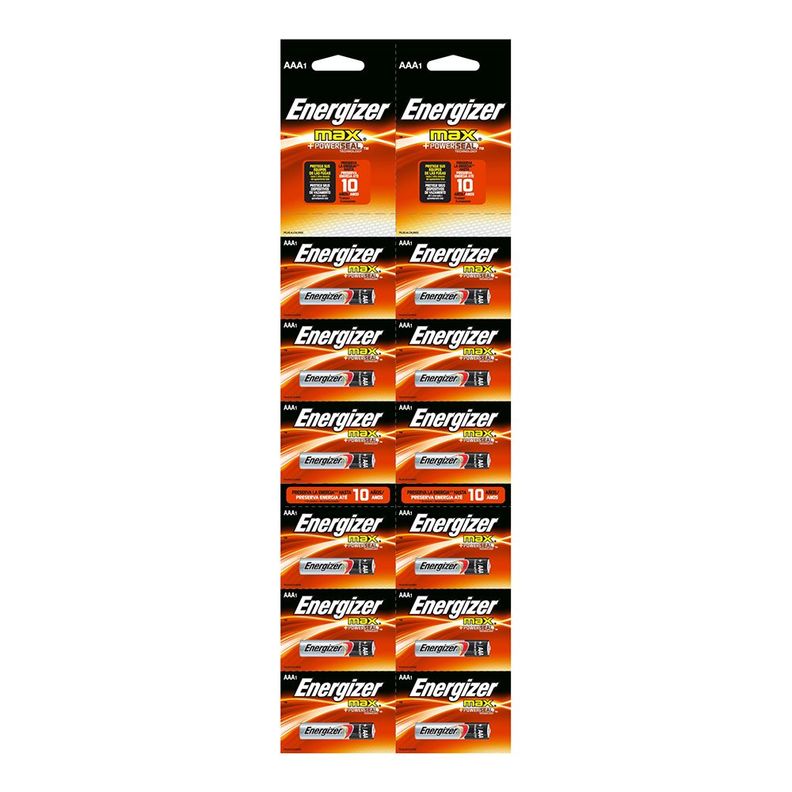 Pila alcalina Energizer tira AAAx12-0