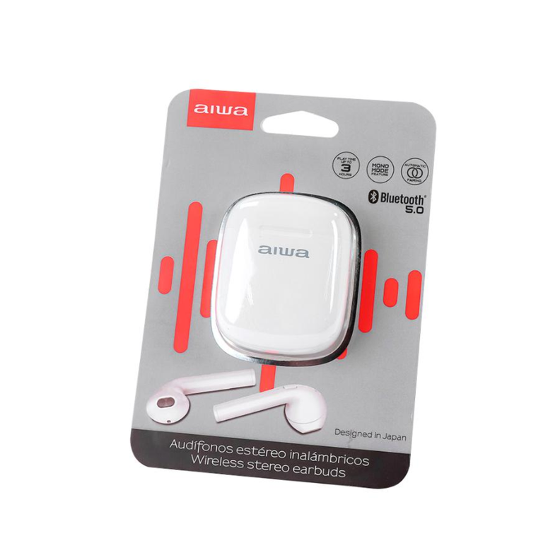 AudÍfono Aiwa TWS bluetooth usb recargable-4