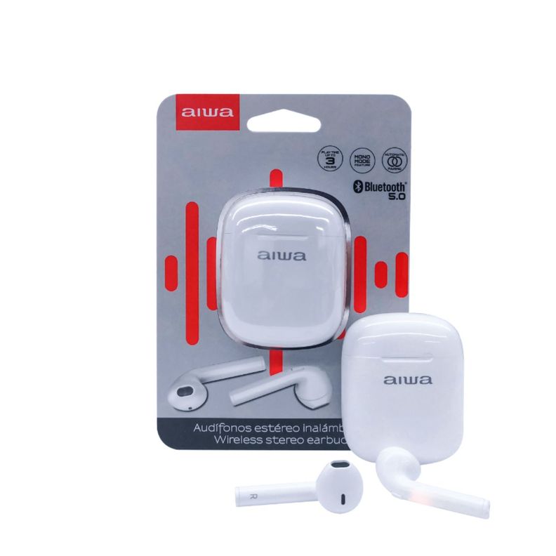 AudÍfono Aiwa TWS bluetooth usb recargable-5