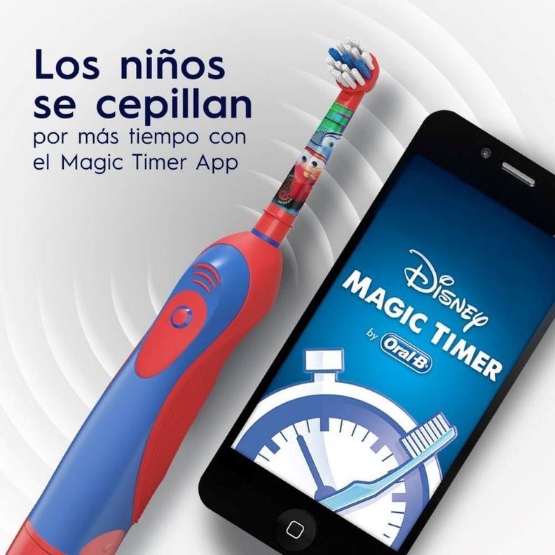 Cepillo De Dientes Eléctrico Oral-B Cars 2 pilas AA-2