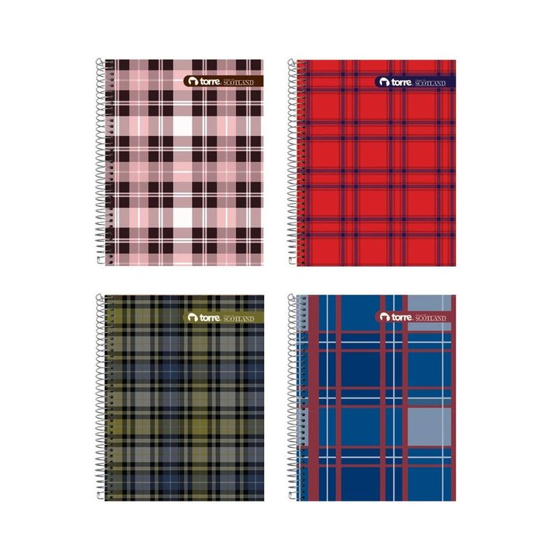 Pack 4 Cuadernos Torre Book Scotland D 150H-0