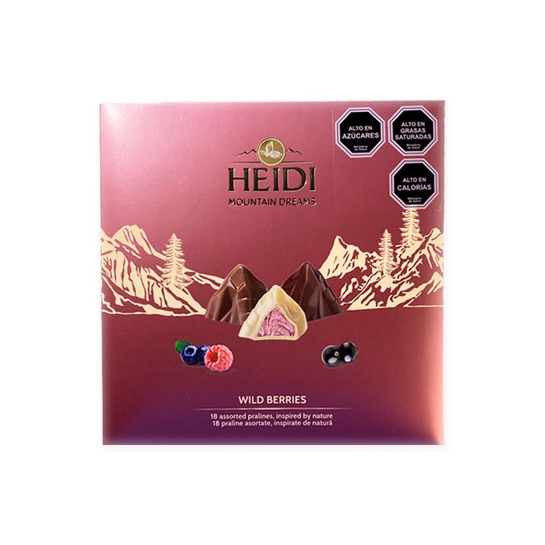 Estuche Choc. bombones Heidi mountain dreams frutos bosque.-1