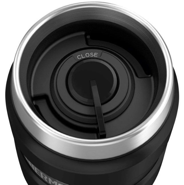 Termo Mug Thermos King 470ml Acero Inoxidable Negro-3