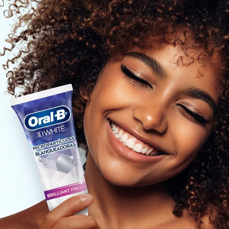 Pack 12 Pasta Dental Oral-B 3d White Brilliant Fresh 70 Grs-2