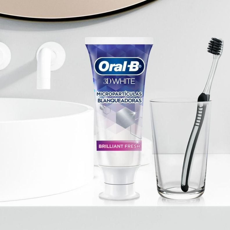 Pack 12 Pasta Dental Oral-B 3d White Brilliant Fresh 70 Grs-4
