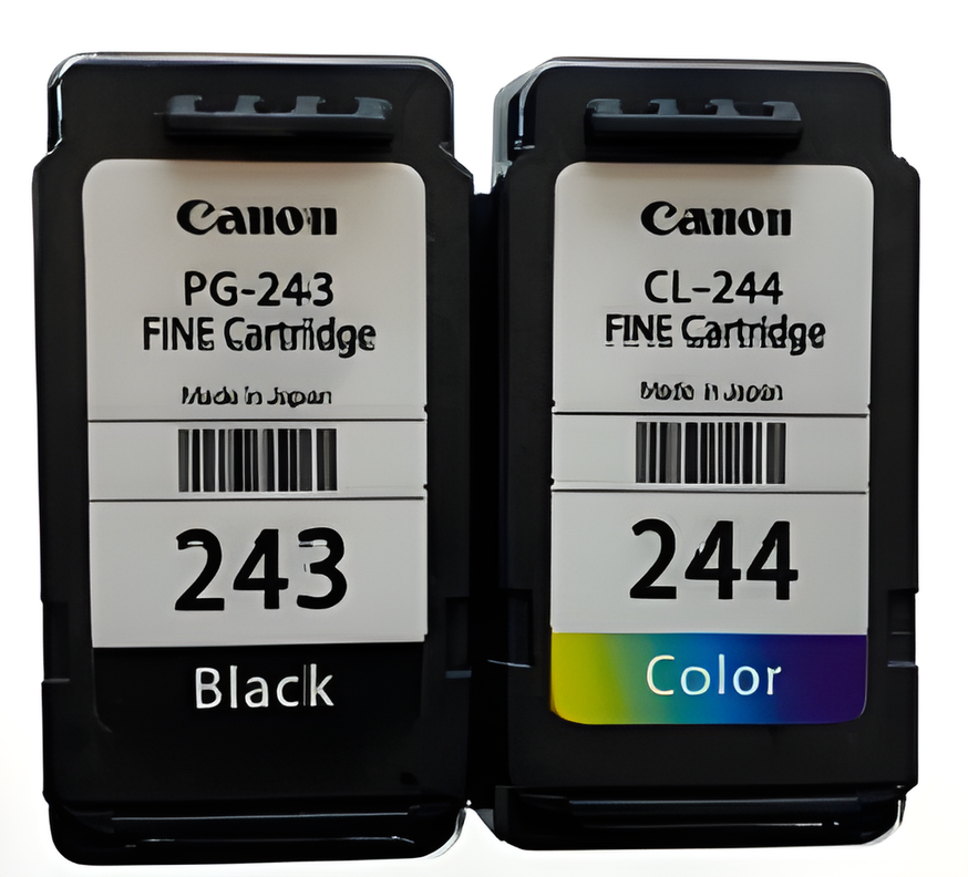 Pack Tintas Canon Cartridge Color 244 + Negro 243-1