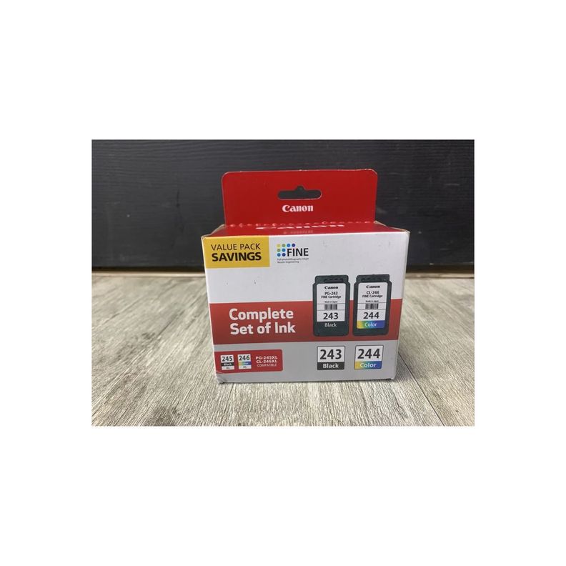 Pack Tintas Canon Cartridge Color 244 + Negro 243-4