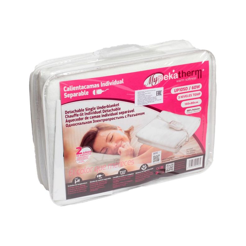 Calientacamas Individual Pekatherm Poliéster UP105D-0