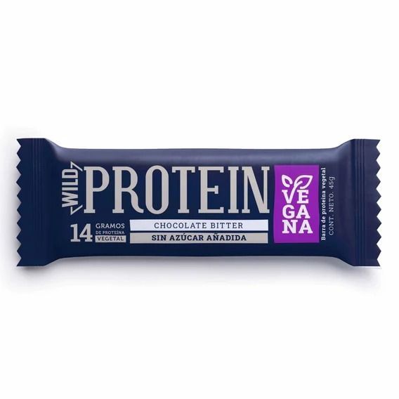 Wild Protein Vegana Chocolate Bitter 16 unidades-1