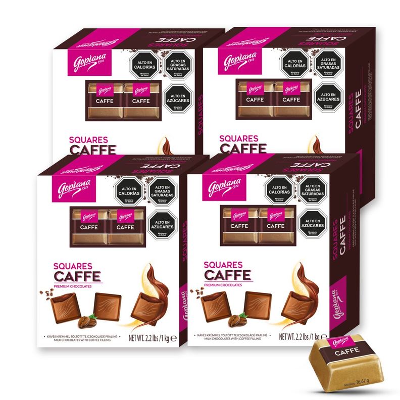 Pack 4 Cajas Bombones Goplana Rellenos Sabor Café 1Kg-0