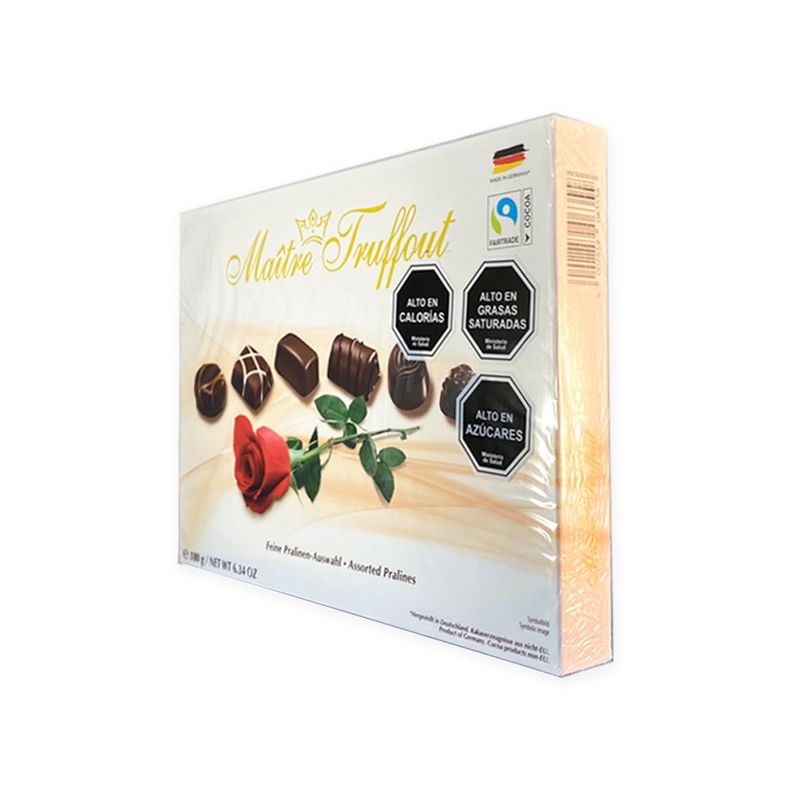 Pack 5 Chocolate Bombón Pralines Surtidos rosa 180g-2