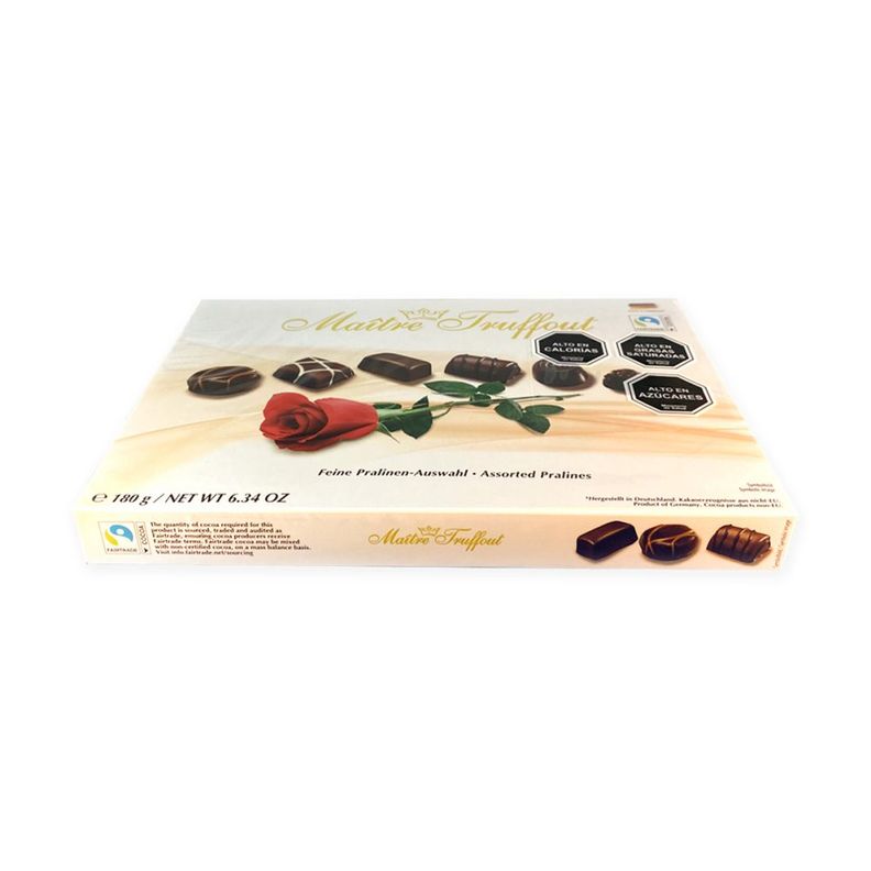 Pack 5 Chocolate Bombón Pralines Surtidos rosa 180g-5