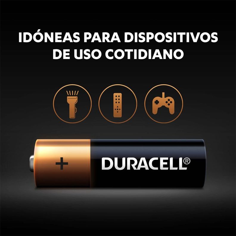 Pack 40 Pilas alcalinas Duracell blíster AA-3