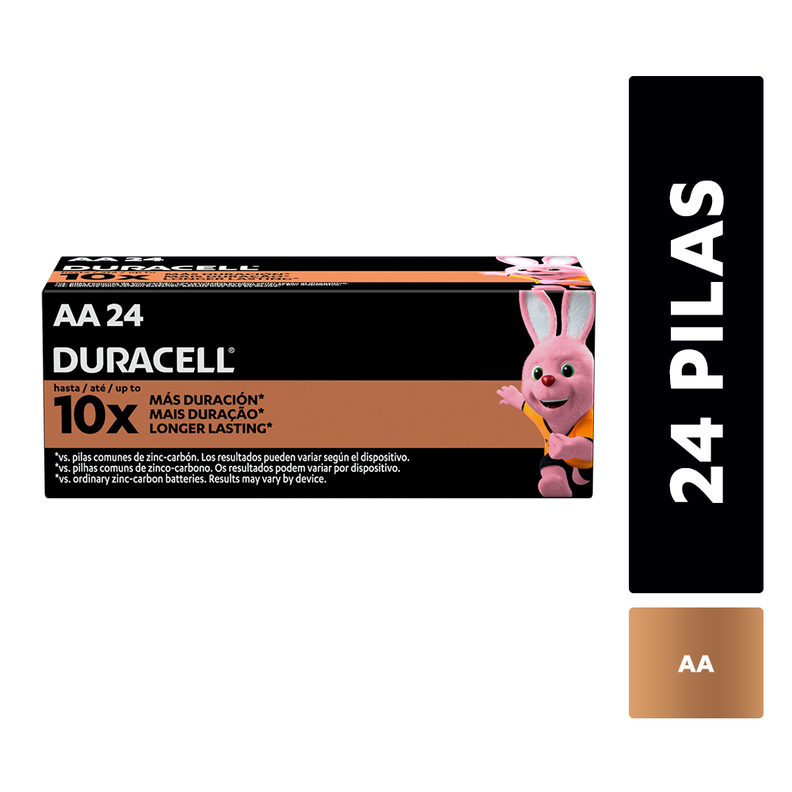 Pila Alcalina Duracell Aa X24-0