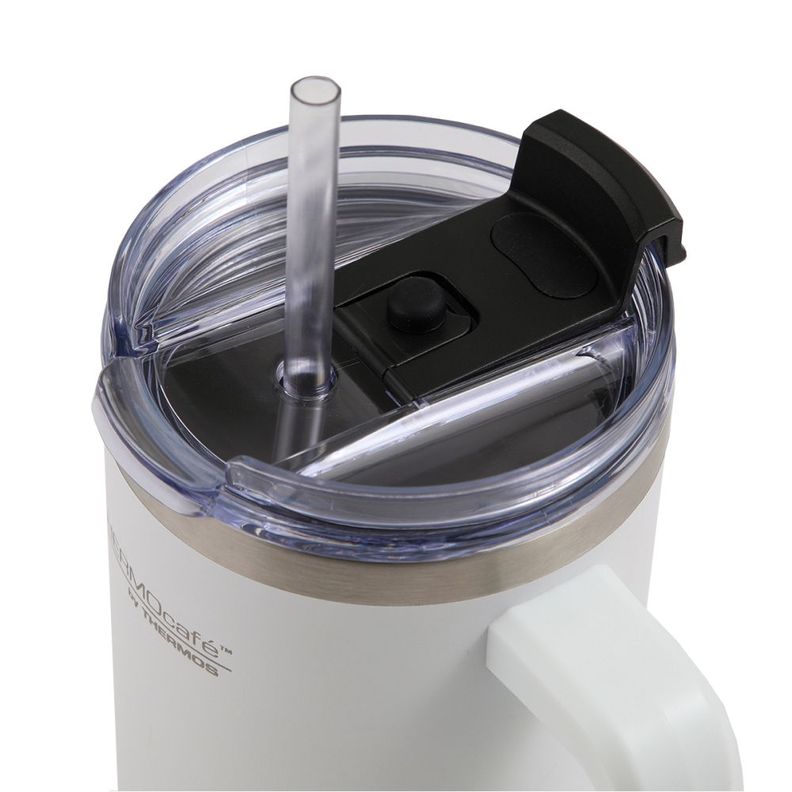 Termo Mug Quencher Thermos 1,2Lt Acero Inoxidable Blanco-1