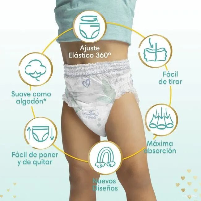 Pampers Pañal  Pants Premium Care XG x 52 Uds-1