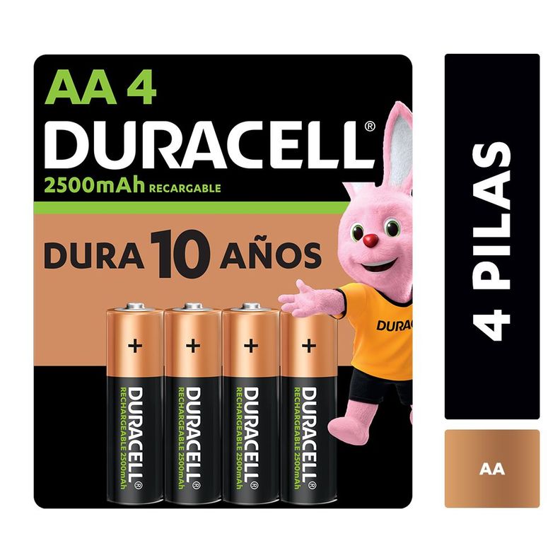 Pila Recargable Duracell tamaño Aa X4 / Superstore-1
