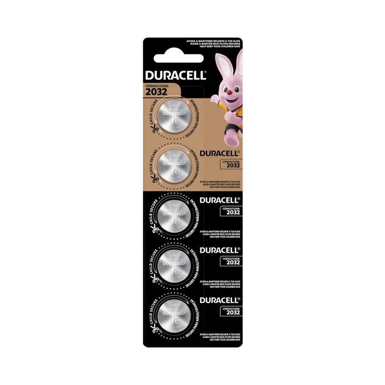 Pack 6 tiras Pila botón Duracell 2032 x5ud-2