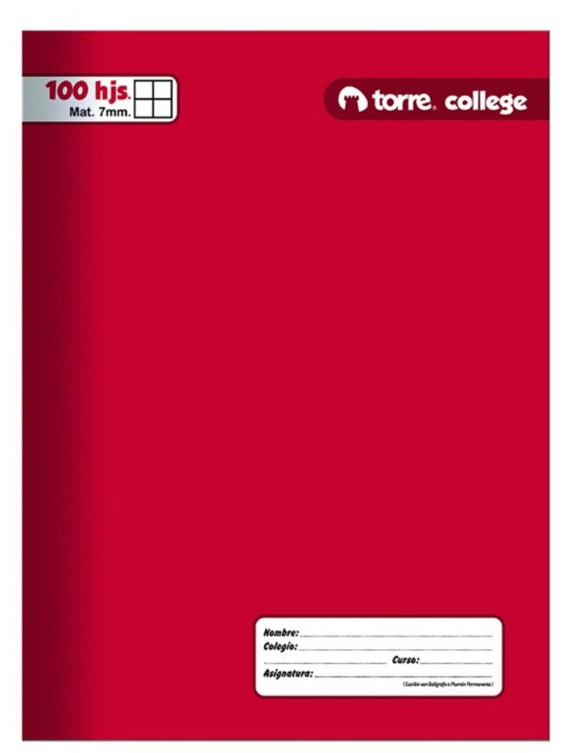 Pack cuadernos collage Torre liso composición 100H x10ud-5