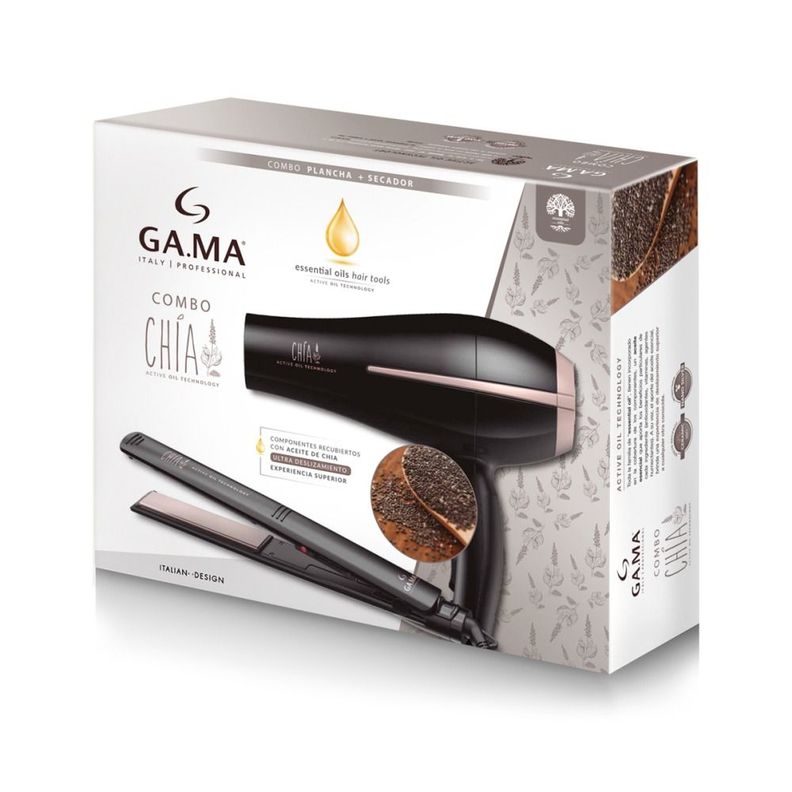 Pack Gama Chia Alisador Elegance St Bvt+Secador  St220-0