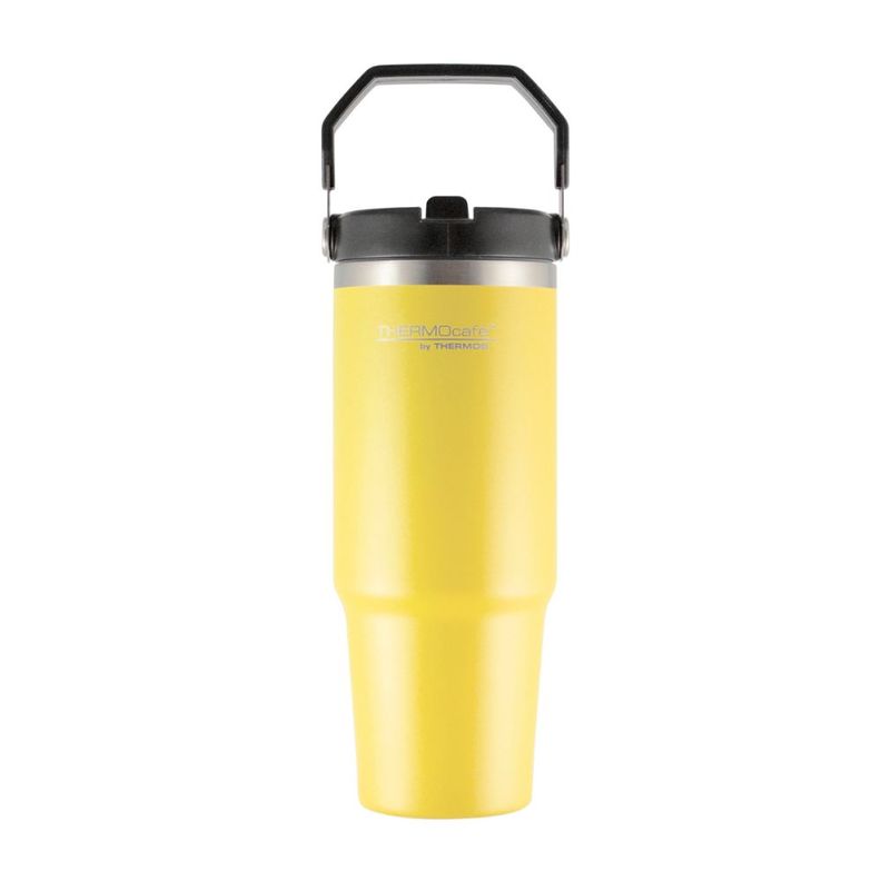 Thermocafe Fliplid Travel Mug 880ml Acero Inox Amarillo
