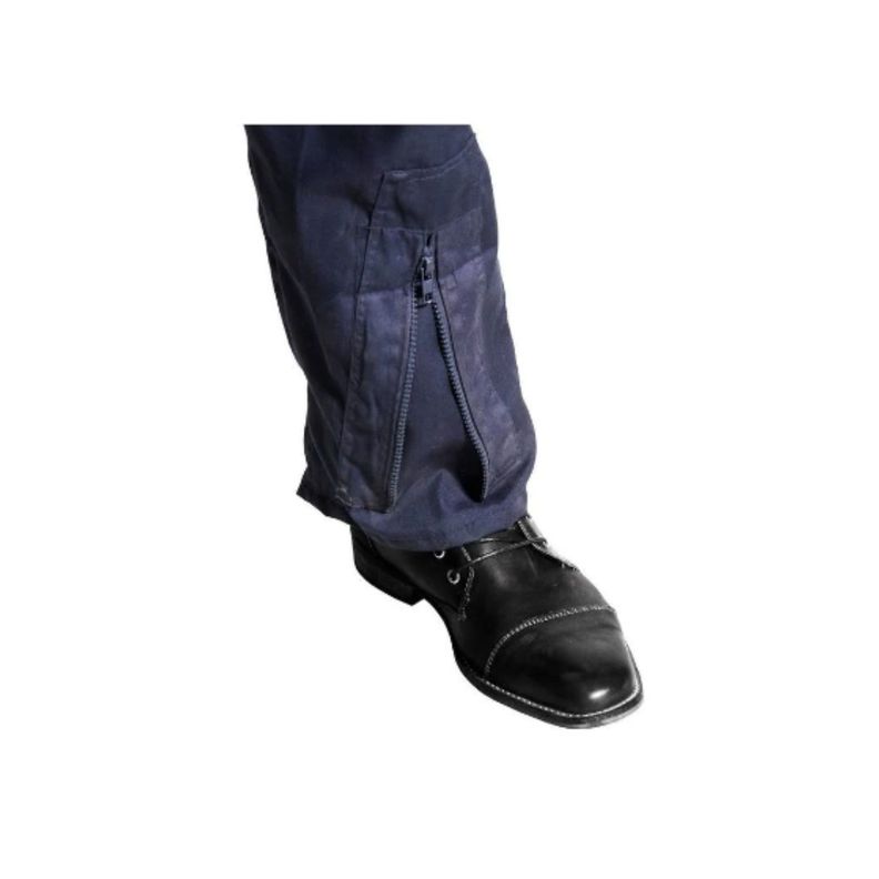 Overol Poplin Con Reflectante Azul Talla XL-2