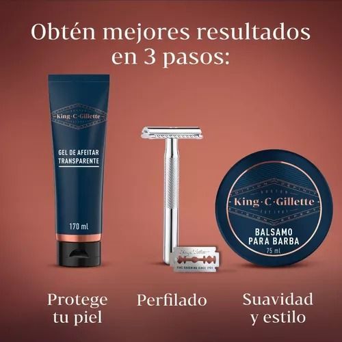 Gel de Afeitar Gillete King C 170 ml-3