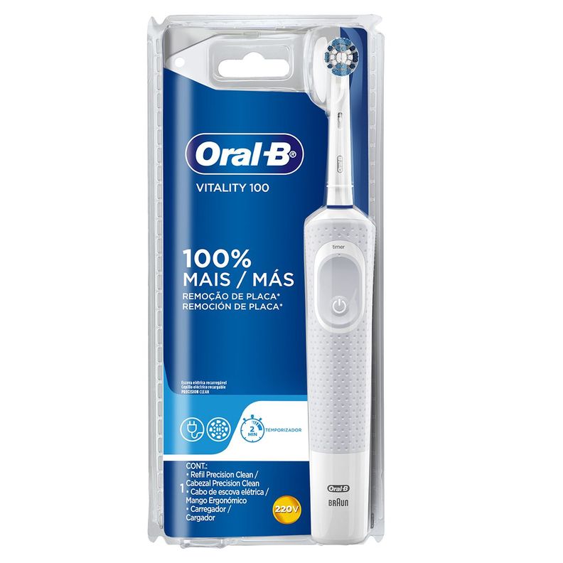 Pack Cepillo Dental Eléctrico Oral-b Vitality+rept Clean 4ud-1