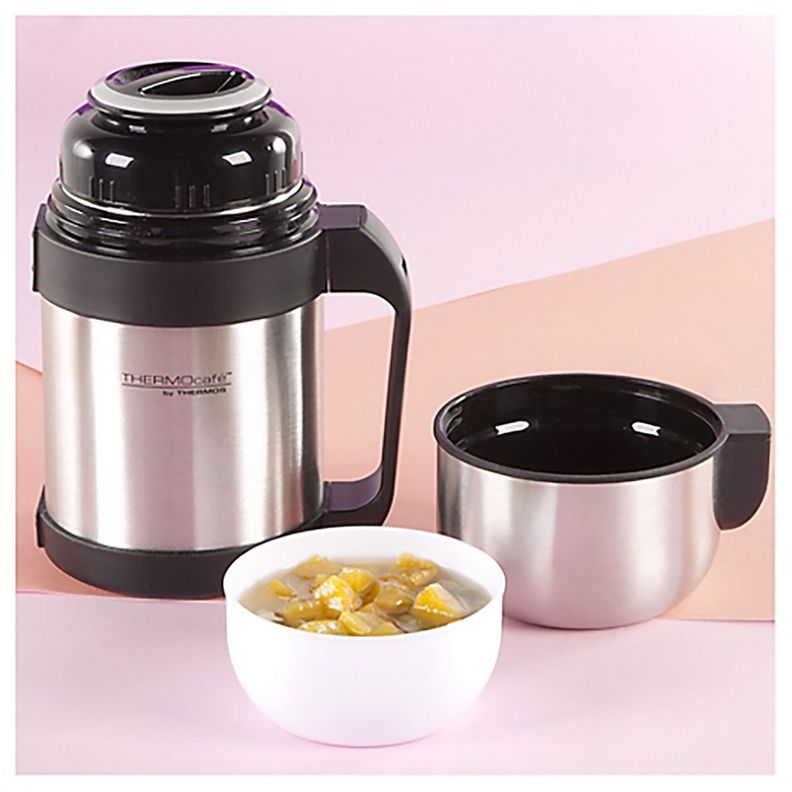 Termo Líquido / Comida Thermos 1Lt Acero Inoxidable-3