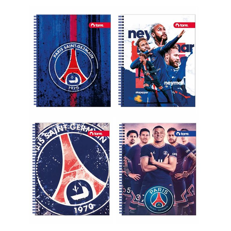 Pack 10 Cuadernos Universitarios Torre PSG 100 Hojas-0
