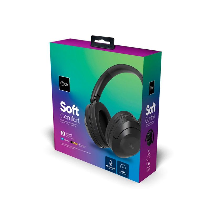 Mlab Audifono Bluetooh Tipo Soft Comfort Black Negro