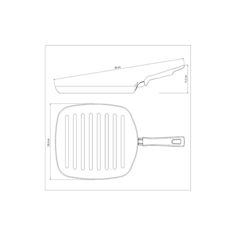 Sarten Para Bistec Tramontina 24cm Antiadherente-4