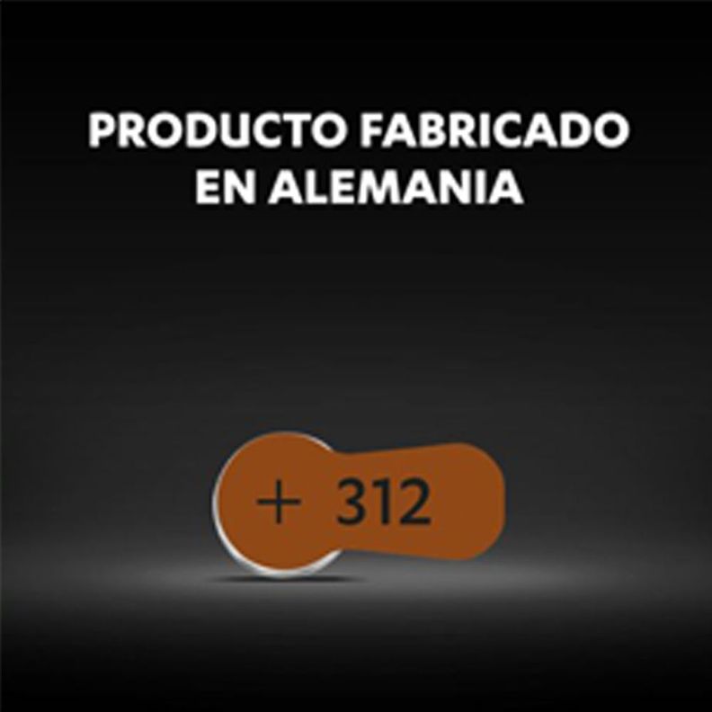 Pack 36 Pilas Duracell audífono tamaño 312-2