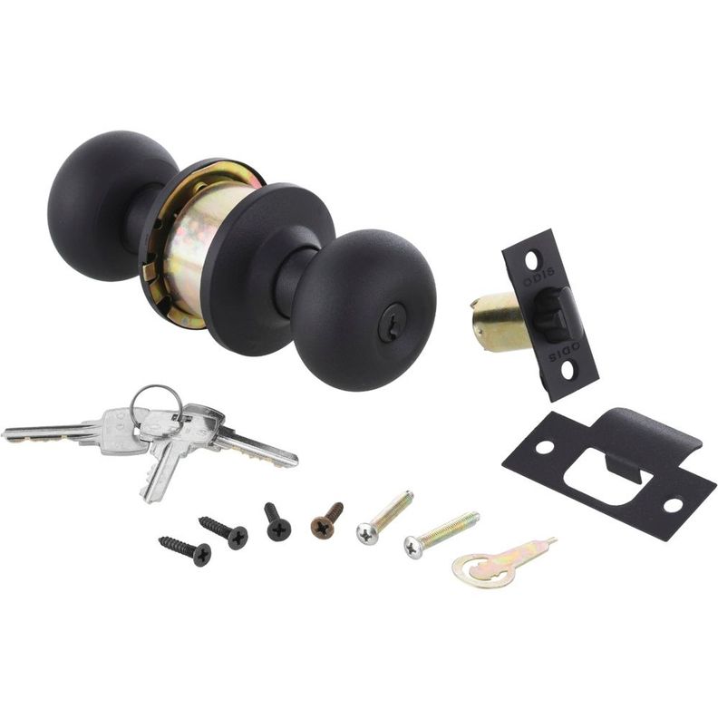 Odis Cerradura Cilindrica 206 Dormitorio Negro