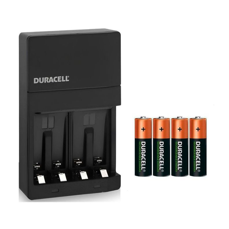 Pack Cargador Duracell De Pilas Aa/aaa + 4 Pilas Aa Recarg.-2