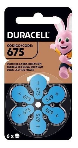 Pack 60 Pilas Duracell Audífono Tamaño 675-1