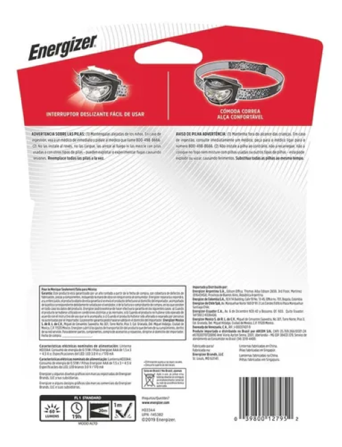 Linterna De Cabeza Energizer 3 Led manos libres-1